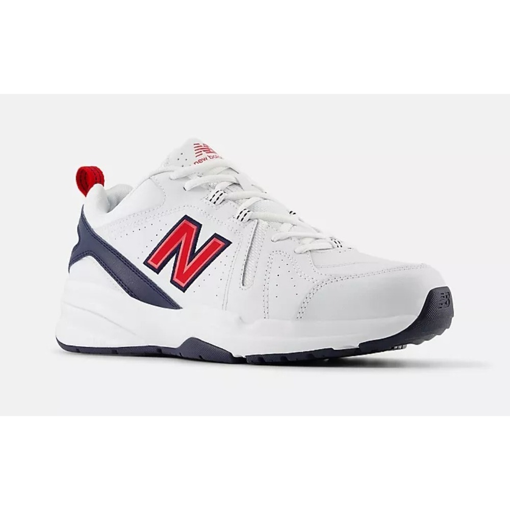 New Balance 608v5 Mens Training Shoes White Red MX608HR5 Extra Wide 4E Size 8 - Picture 9 of 11